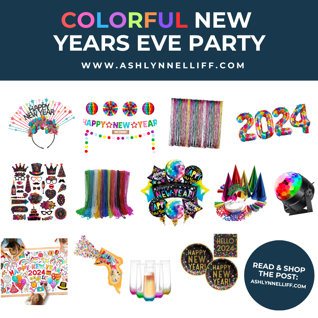 Colorful New Years Party Ideas