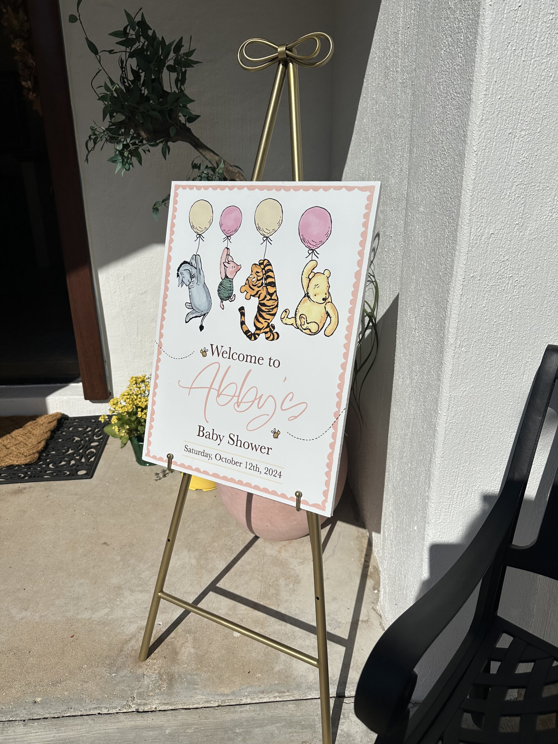 Classic Winnie the Pooh Baby Shower | Ashlynn Elliff